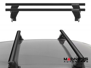 Alfa Romeo Stelvio Roof Rack Cross Bars - for models w/o factory roof rails - Black Alfa Romeo Stelvio Roof Rack Cross Bars - for models w/o factory roof rails - Black